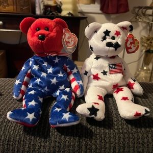 Glory And Liberty Ty babies🇺🇸❤️🤍💙